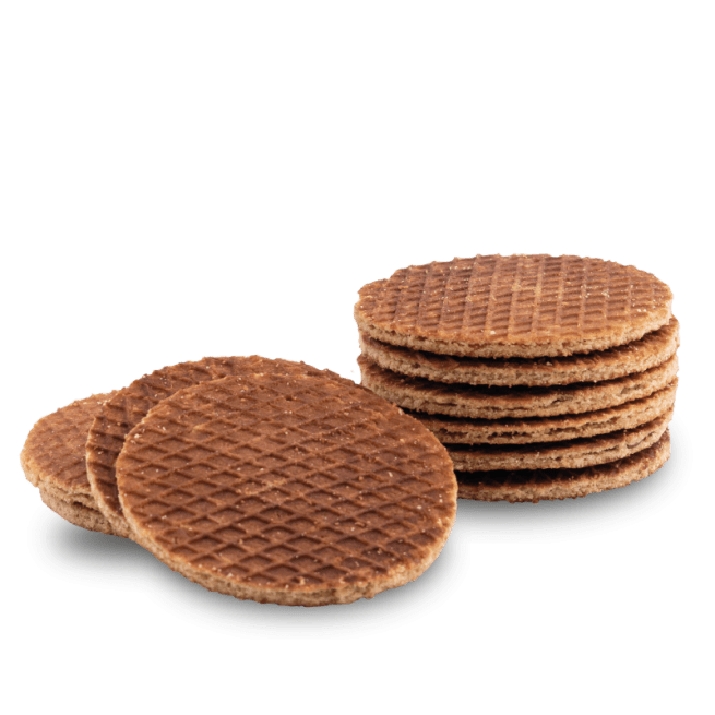 een stapeltje stroopwafels